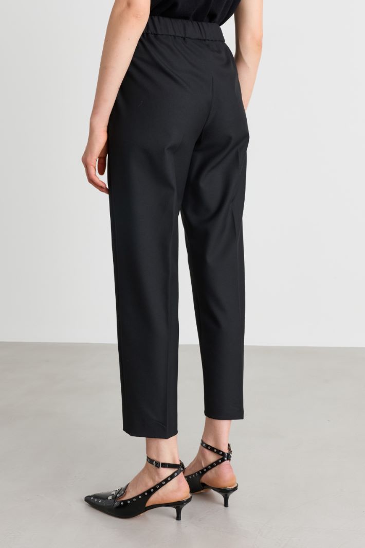 Cigarette trousers - BLACK - Intrend - 4