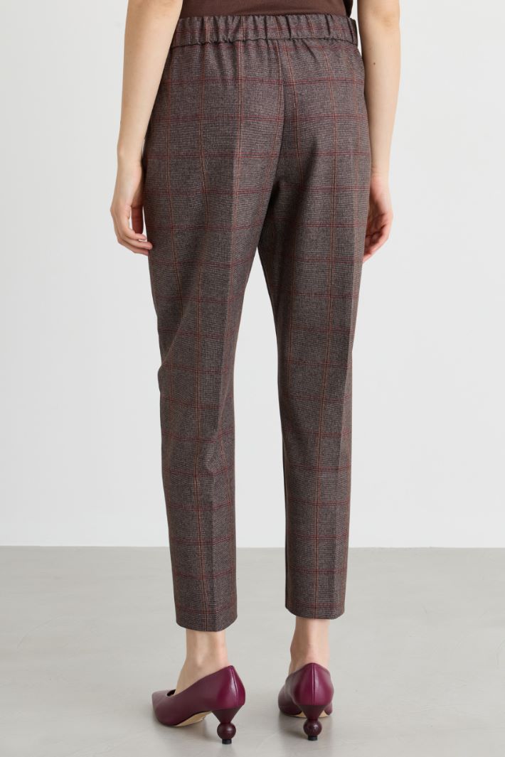 Pantalone semiaderente - MARRONE - Intrend - 4