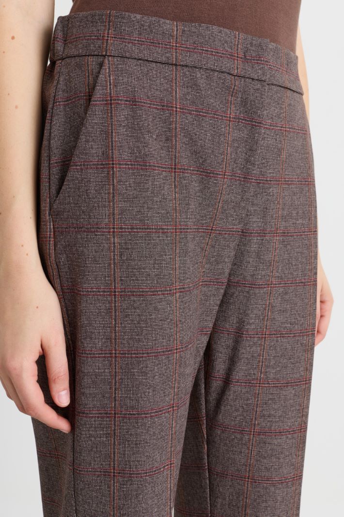 Pantalone semiaderente - MARRONE - Intrend - 3