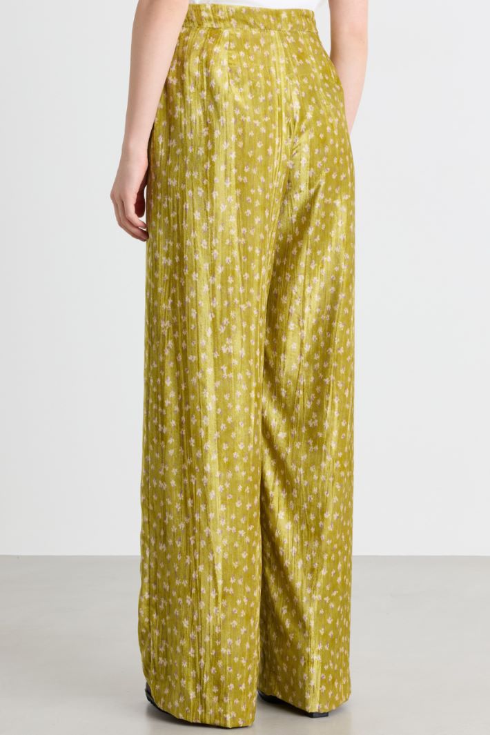Pantalone in velluto - GIALLO - Intrend - 4