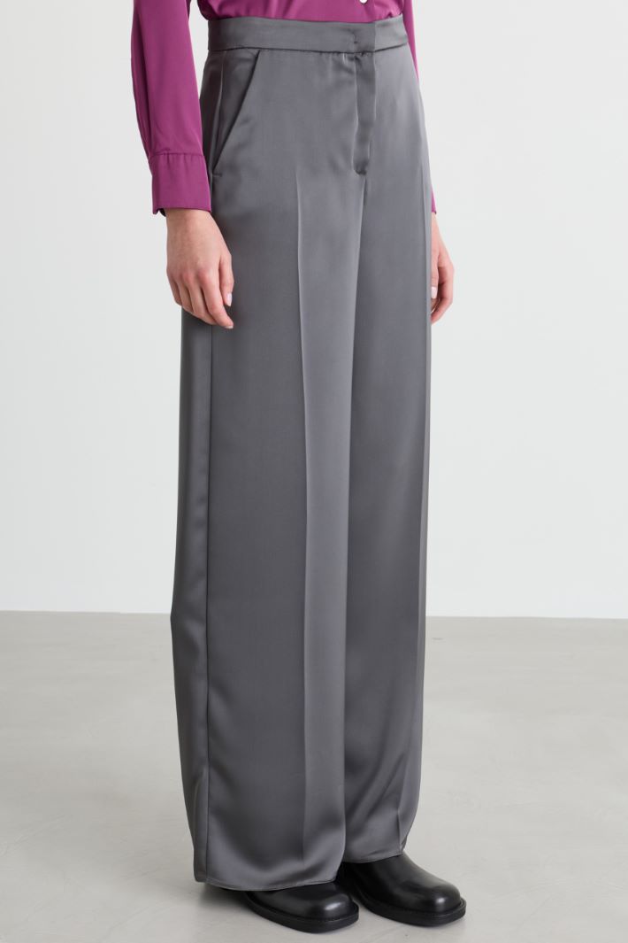 Pantalone fluido - GRIGIO - Intrend - 2