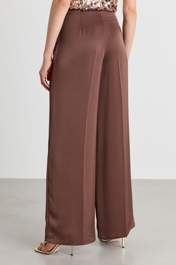 Pantalone fluido - MARRONE - Intrend - 4