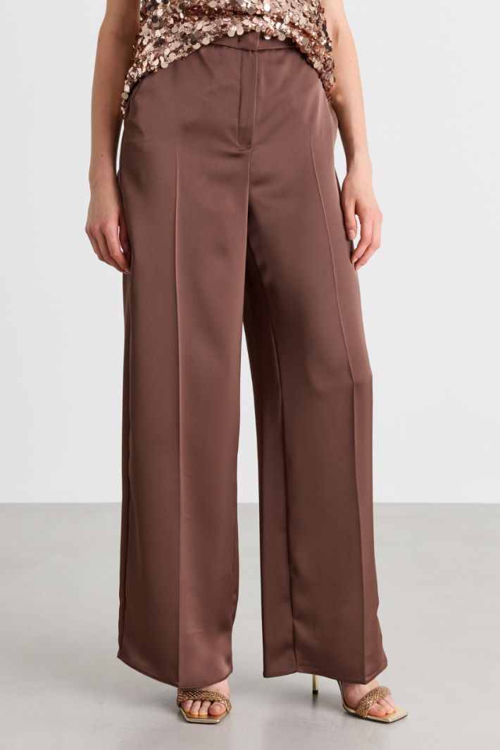 Pantalone fluido - MARRONE - Intrend - 2