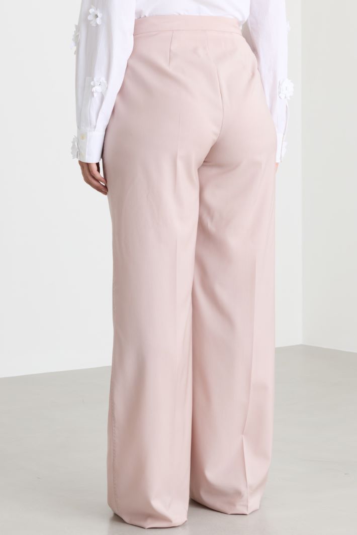 Pantalone in tela - ROSA - Intrend - 4
