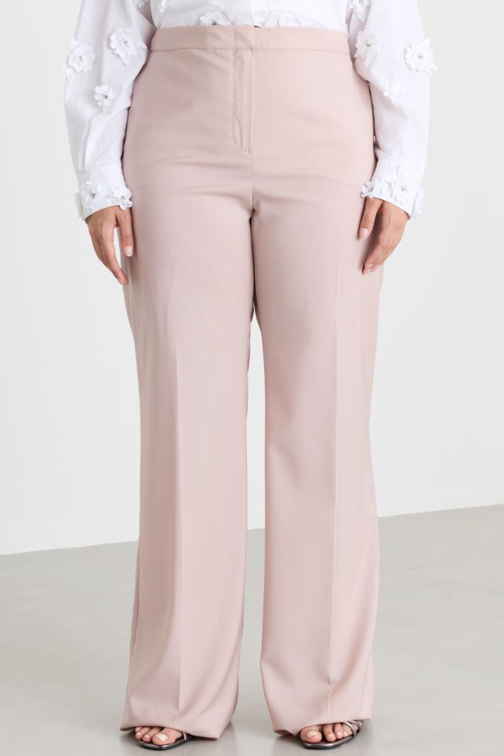 Pantalone in tela - ROSA - Intrend - 2