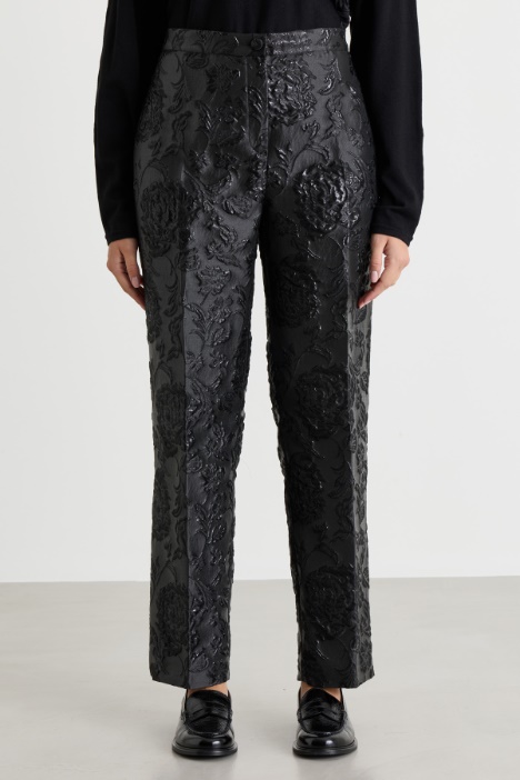Pantalone jacquard