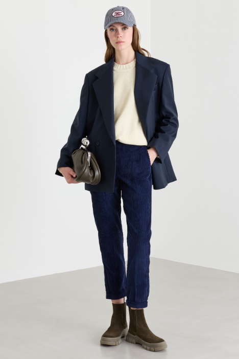 Corduroy cigarette trousers - Intrend