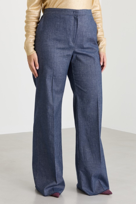 Pantalone effetto jeans