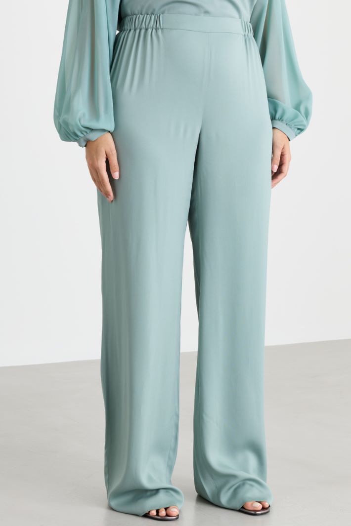 Cady trousers - GREEN - Intrend - 2