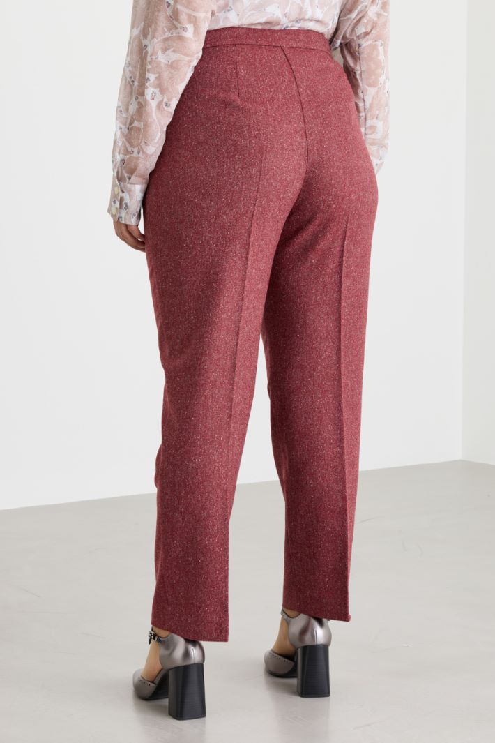 Donegal cigarette trousers - RED - Intrend - 4