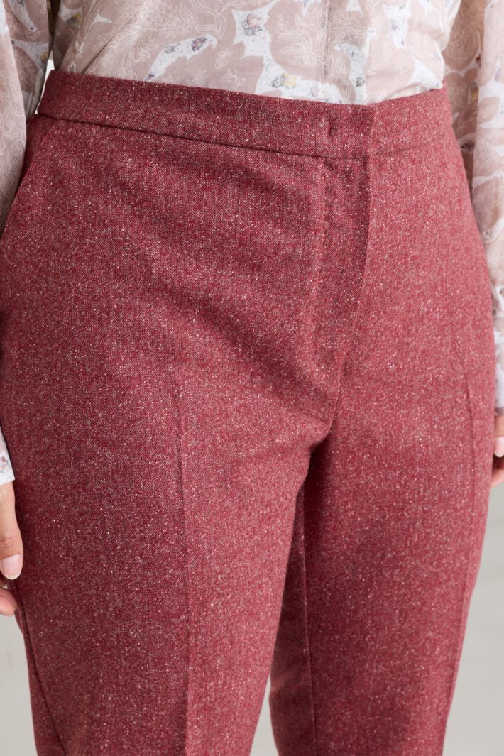Donegal cigarette trousers - RED - Intrend - 3