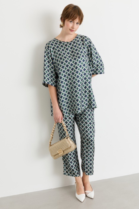 Pantalone in twill - Intrend