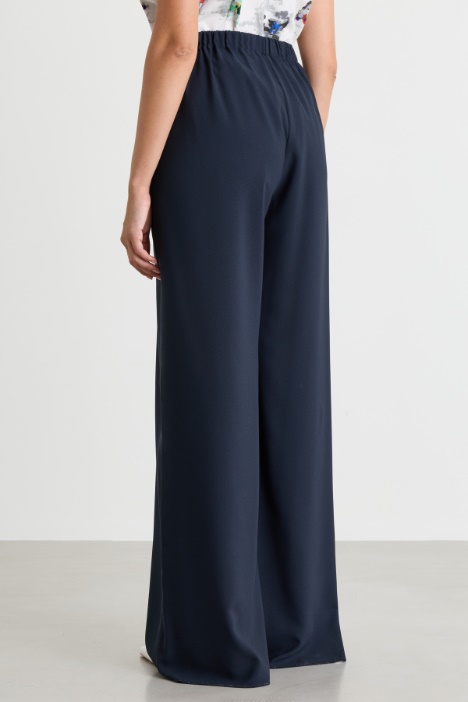 Pantalone ampio in crepe