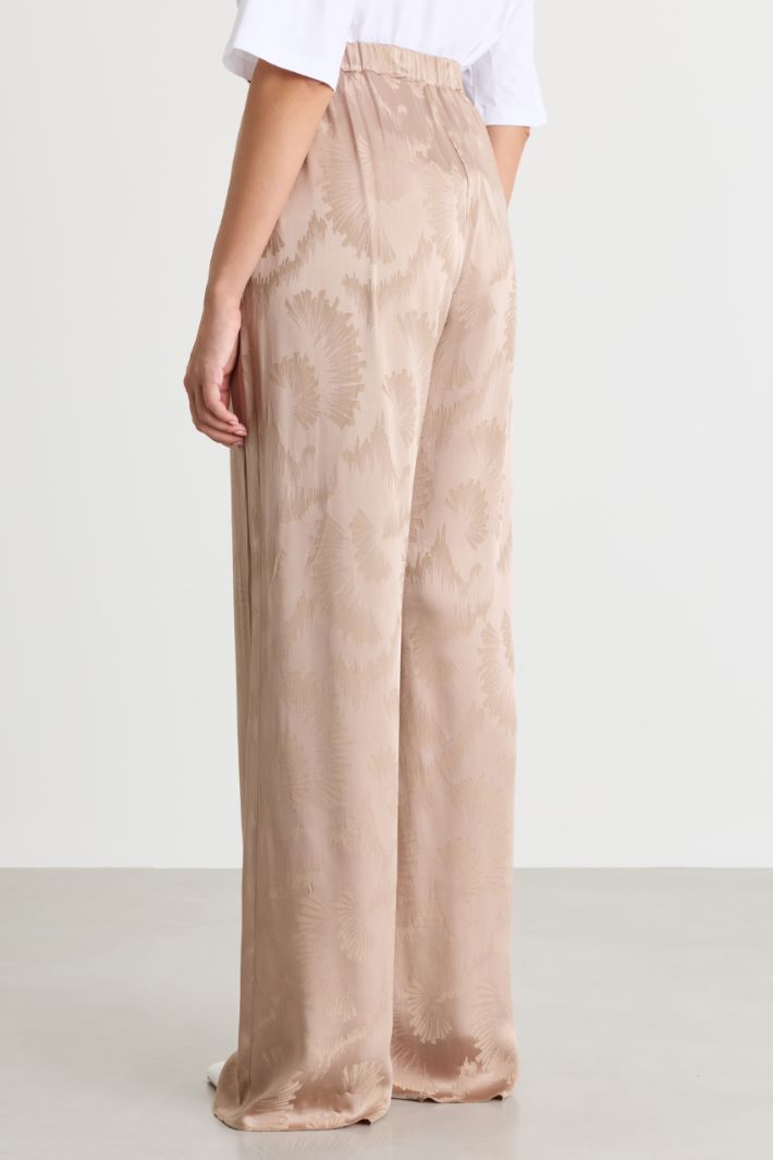 Lightweight cady trousers - BEIGE - Intrend - 4
