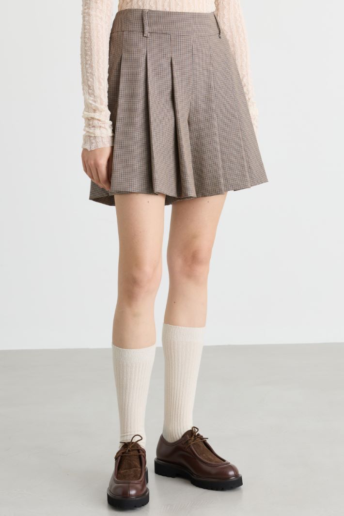 Shorts a pieghe - GRIGIO - Intrend - 2