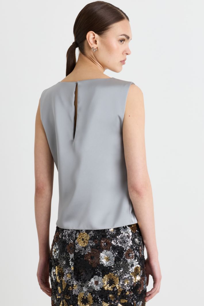 Top drappeggiato - GRIGIO - Intrend - 4