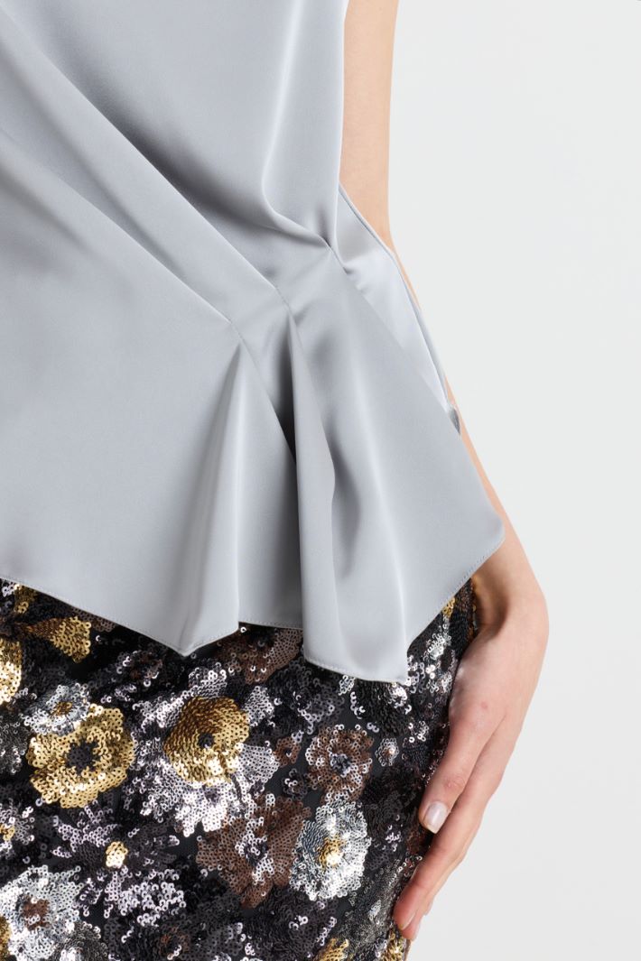 Top drappeggiato - GRIGIO - Intrend - 3