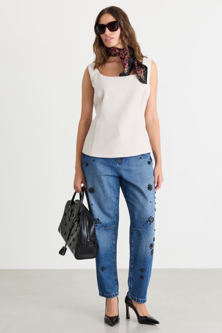 Cady top - IVORY - Intrend