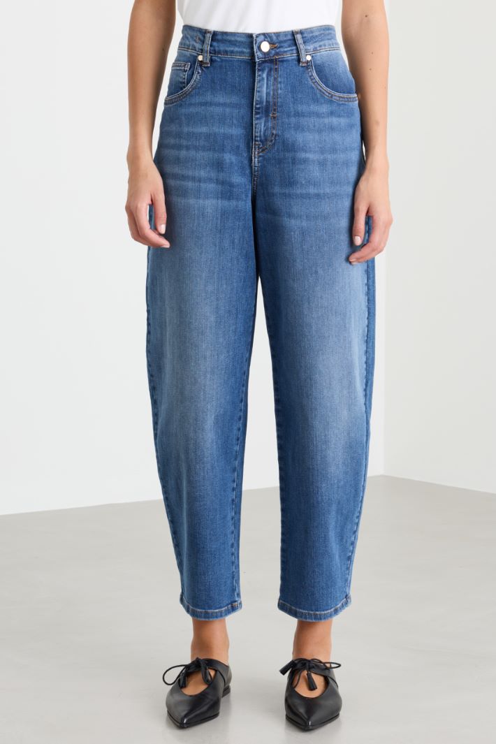 Jean barrel - BLEU CLAIR - Intrend - 2