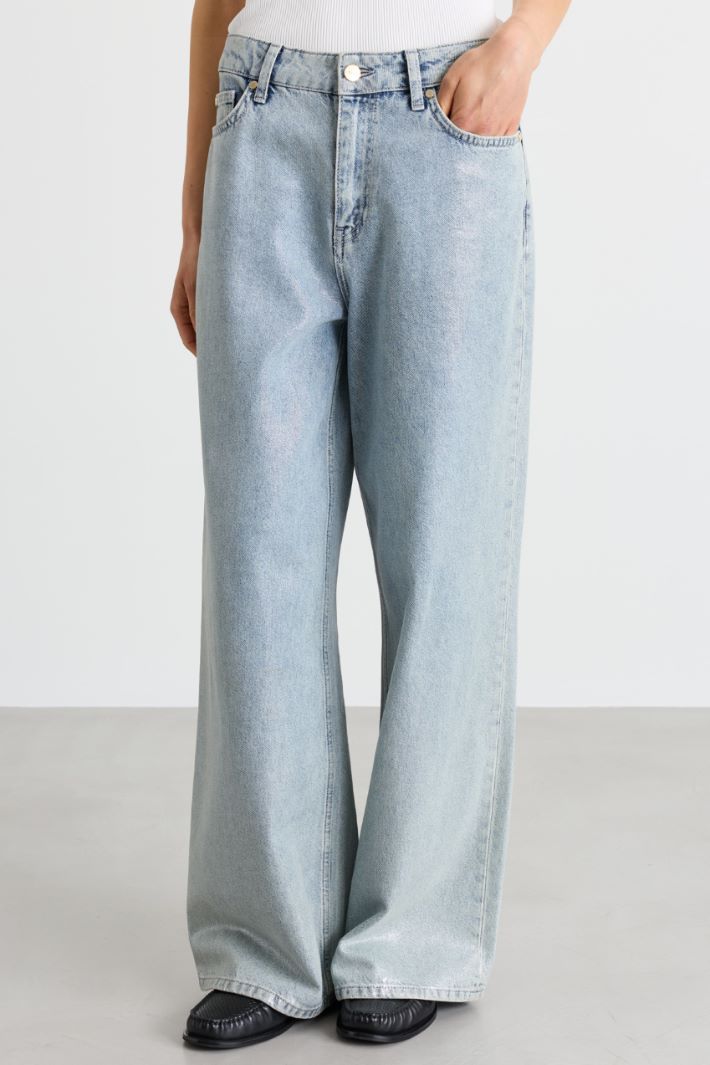 Wide-Leg Jeans - LIGHT BLUE - Intrend - 2