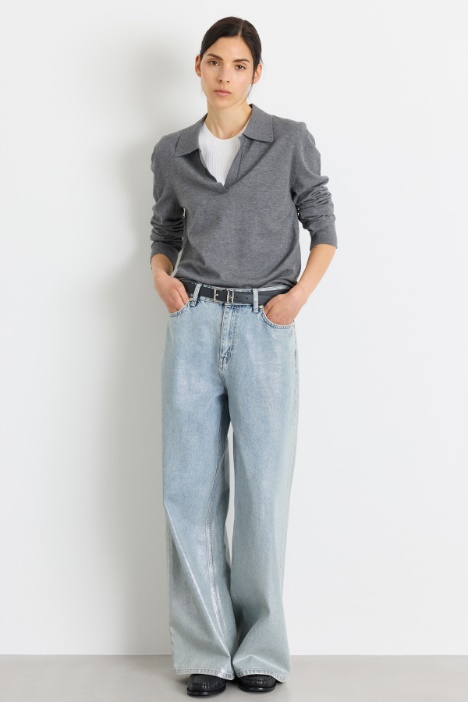Wide Leg Jeans - Intrend