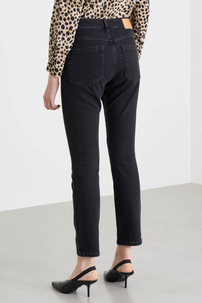 Skinny-Jeans - SCHWARZ - Intrend - 4