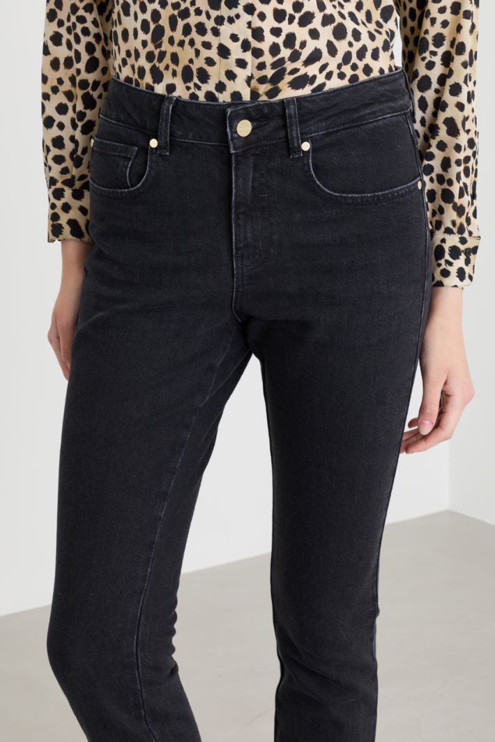 Skinny-Jeans - SCHWARZ - Intrend - 3