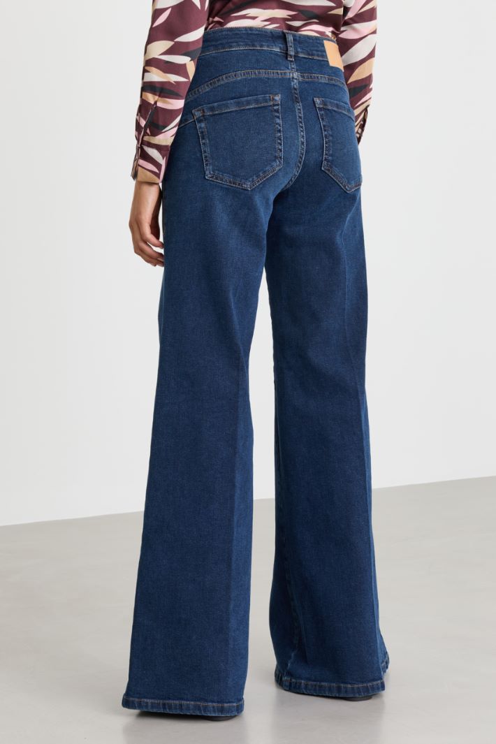 Jean flare oversize - BLEU - Intrend - 4