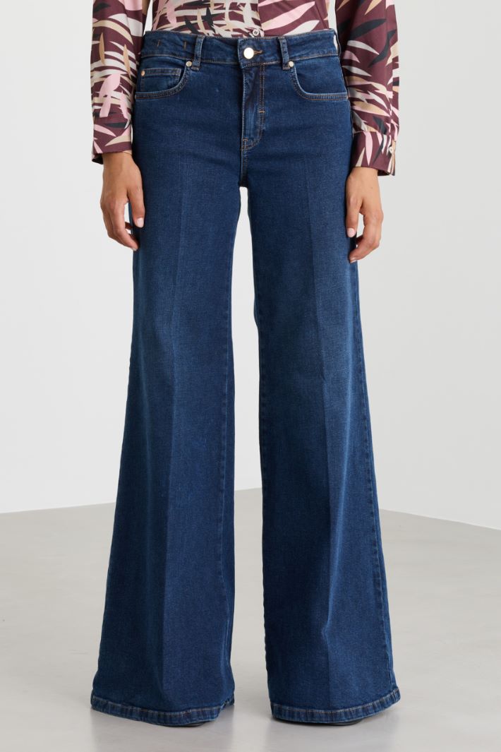 Jean flare oversize - BLEU - Intrend - 2