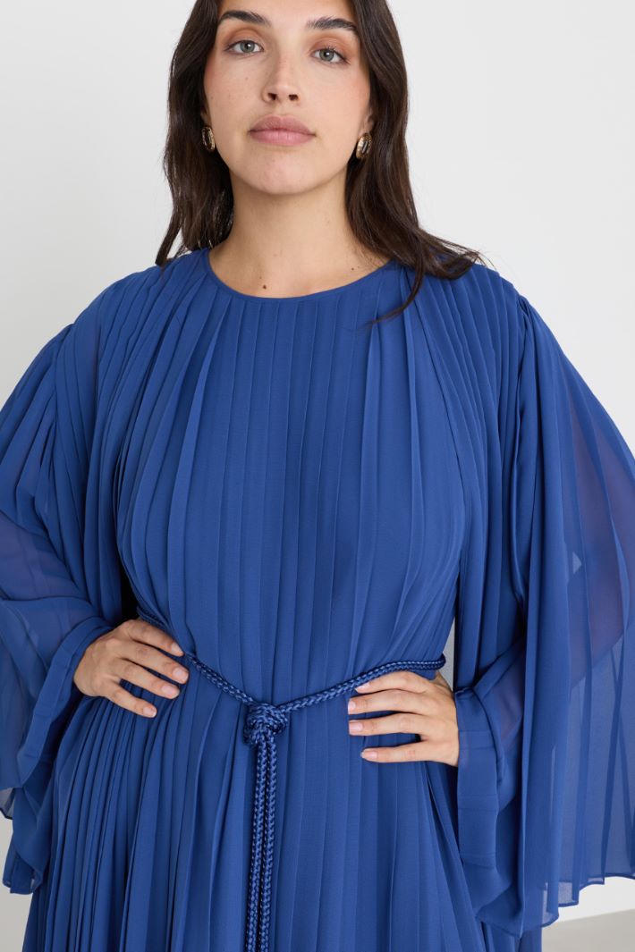 Casacca in georgette plissé - BLU - Intrend - 3