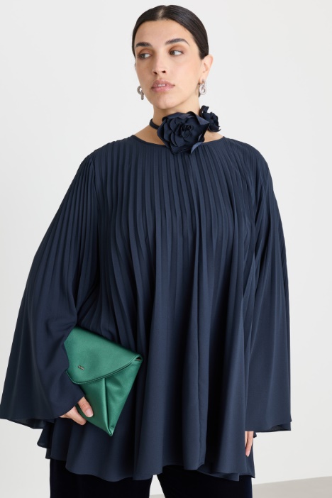 Casacca in crepe plissé - Intrend