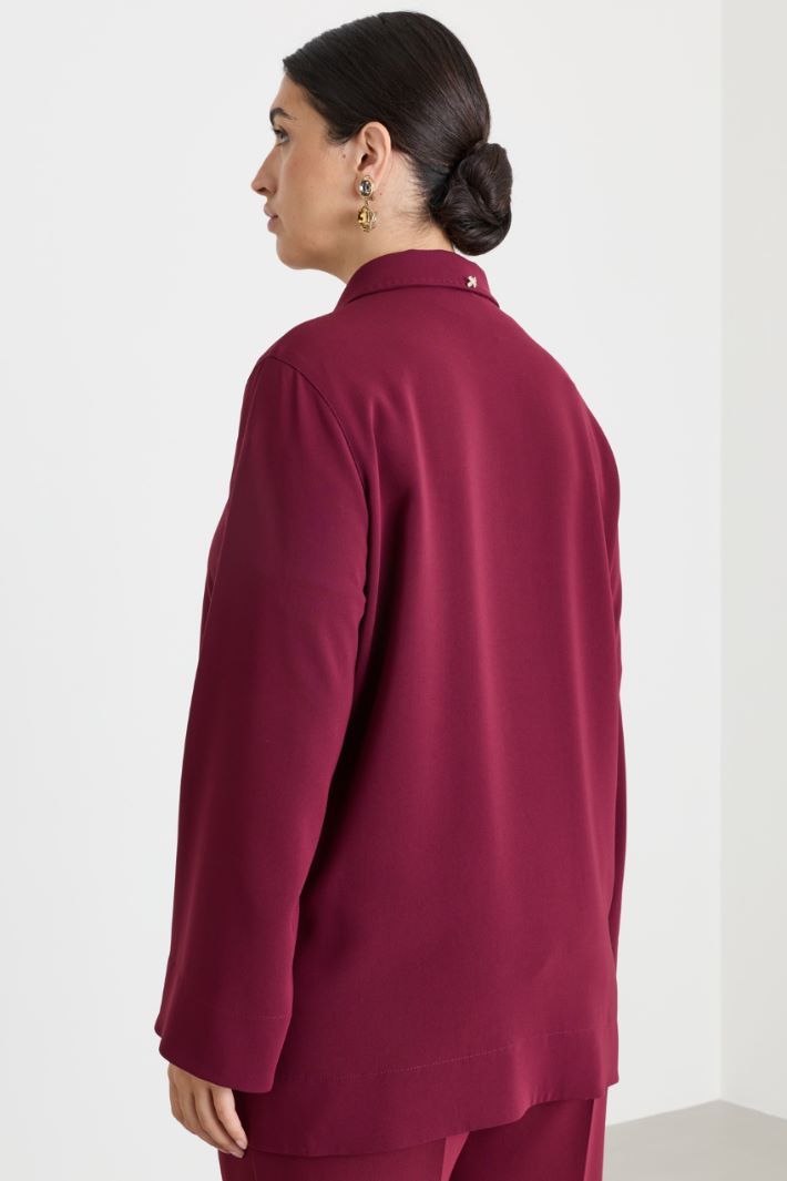 Casacca in cady - BORDEAUX - Intrend - 4