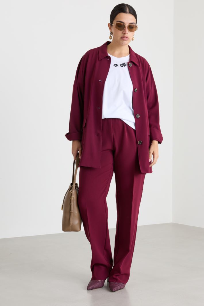 Casacca in cady - BORDEAUX - Intrend