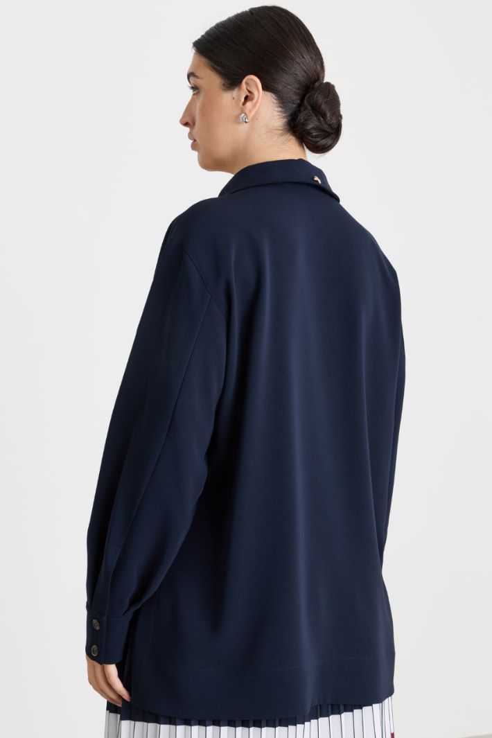 Casacca in cady - BLU - Intrend - 4