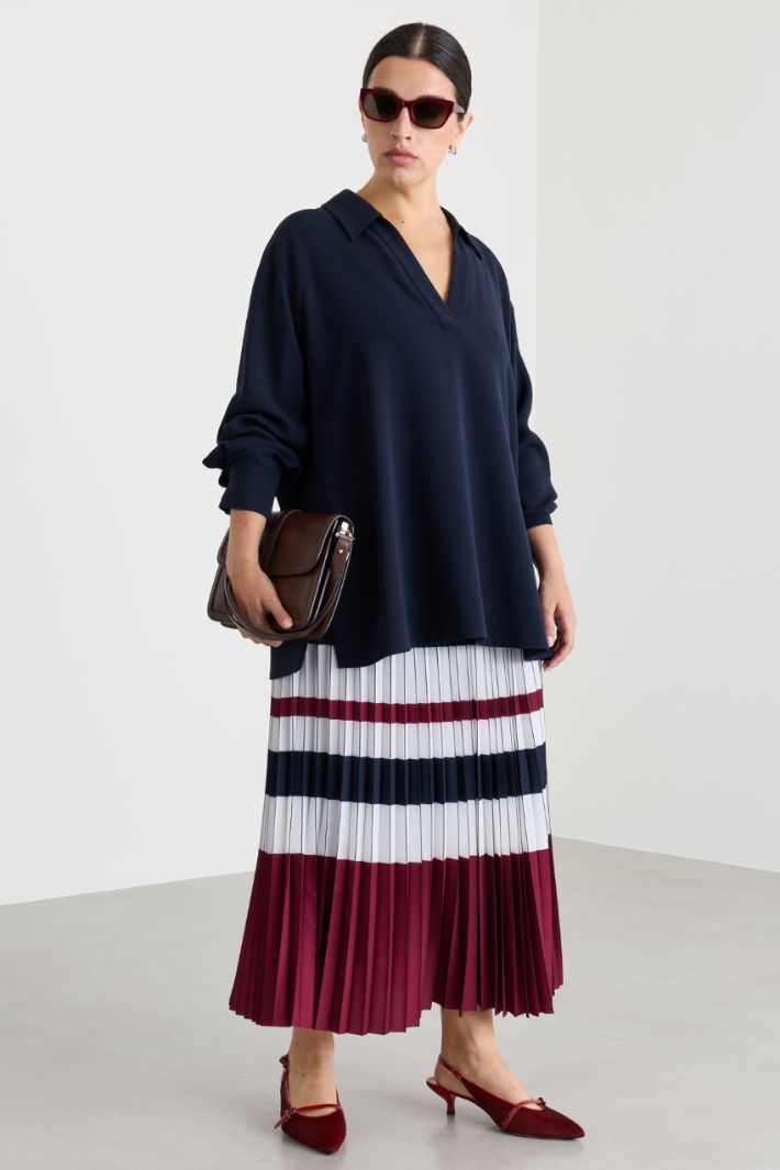 Casacca in cady - BLU - Intrend