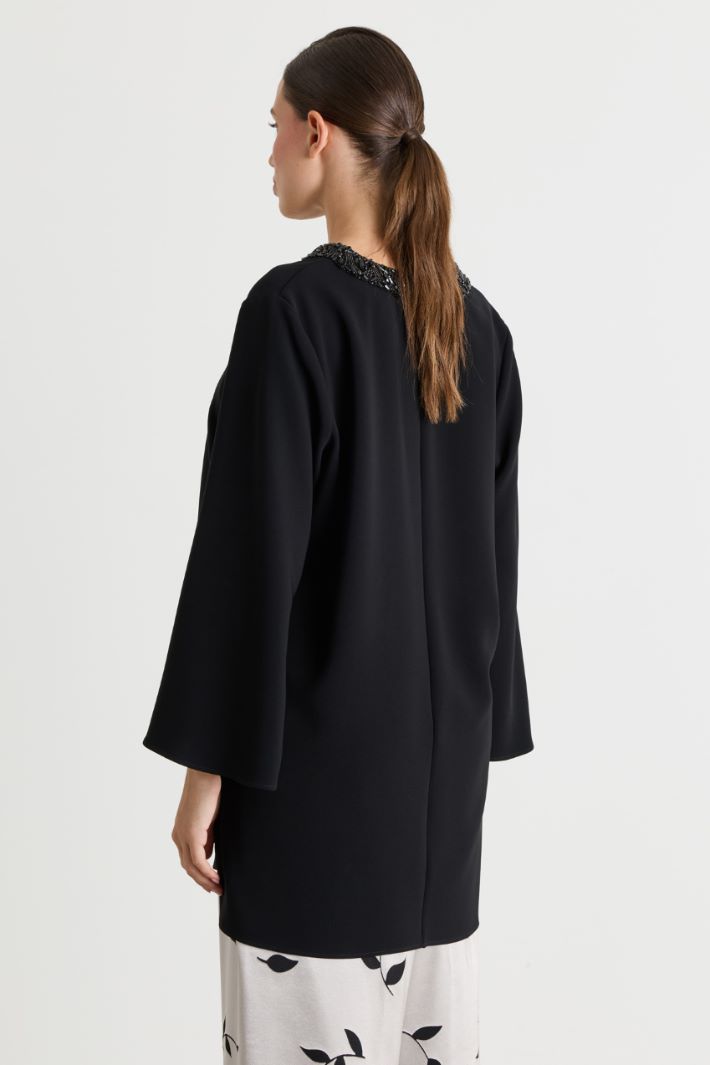 Cady Blouse with Rhinestones - BLACK - Intrend - 4