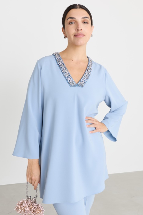 Casacca in cady con strass - Intrend