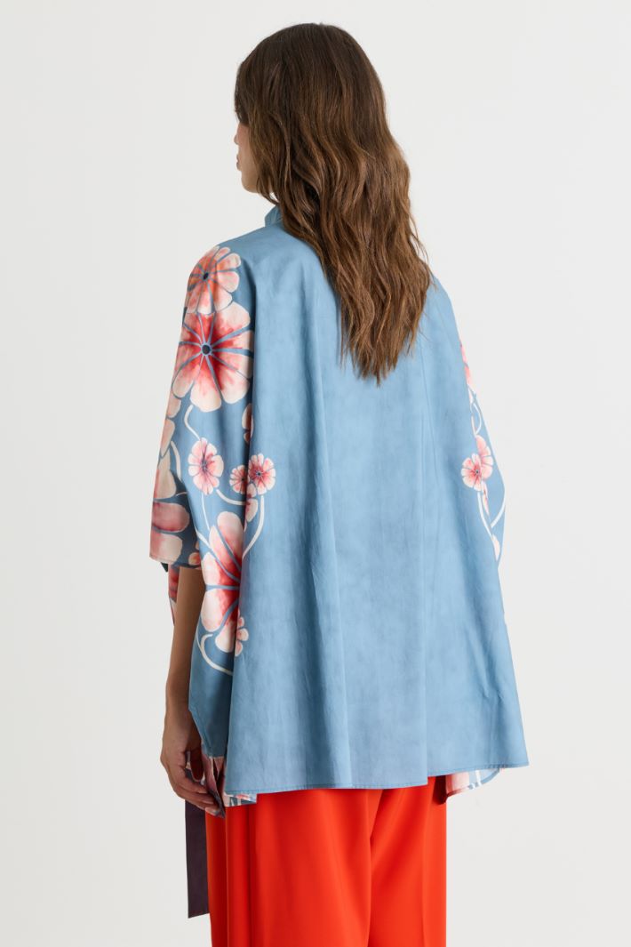 Belted Tunic - LIGHT BLUE PINK - Intrend - 4
