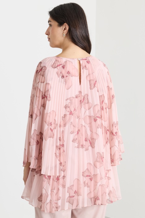 Casacca in georgette plissé