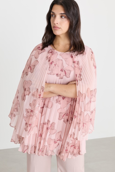 Casacca in georgette plissé - Intrend