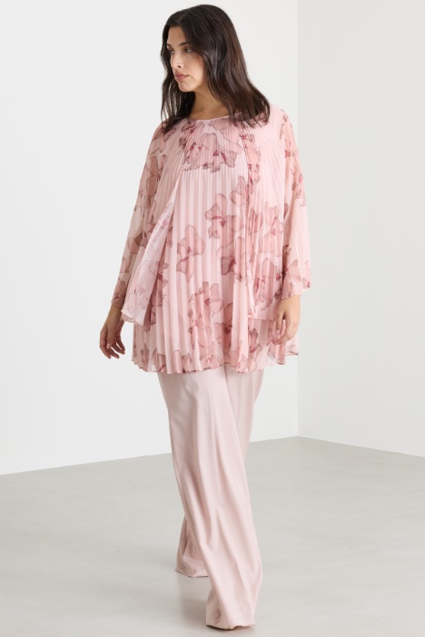 Casacca in georgette plissé - Intrend