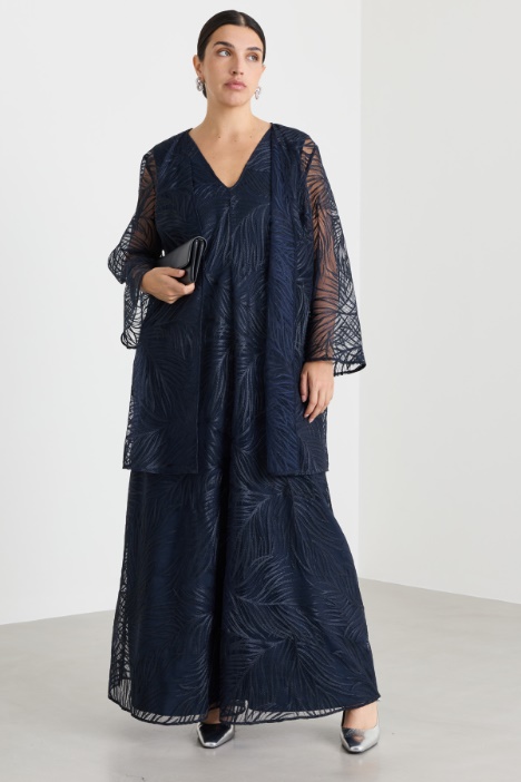 Casacca in tulle con ricamo - Intrend