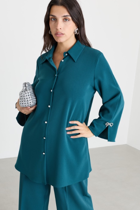 Casacca in cady con strass - Intrend