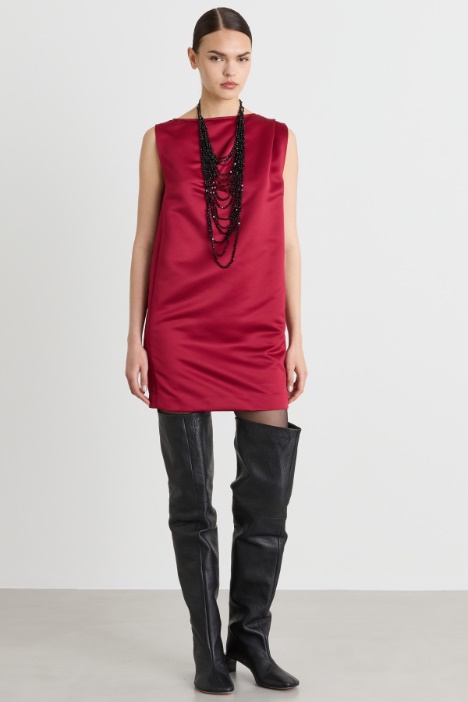 Draped Duchesse Dress - Intrend