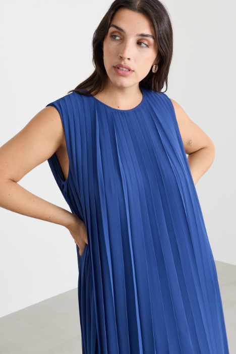 Abito in georgette plissé