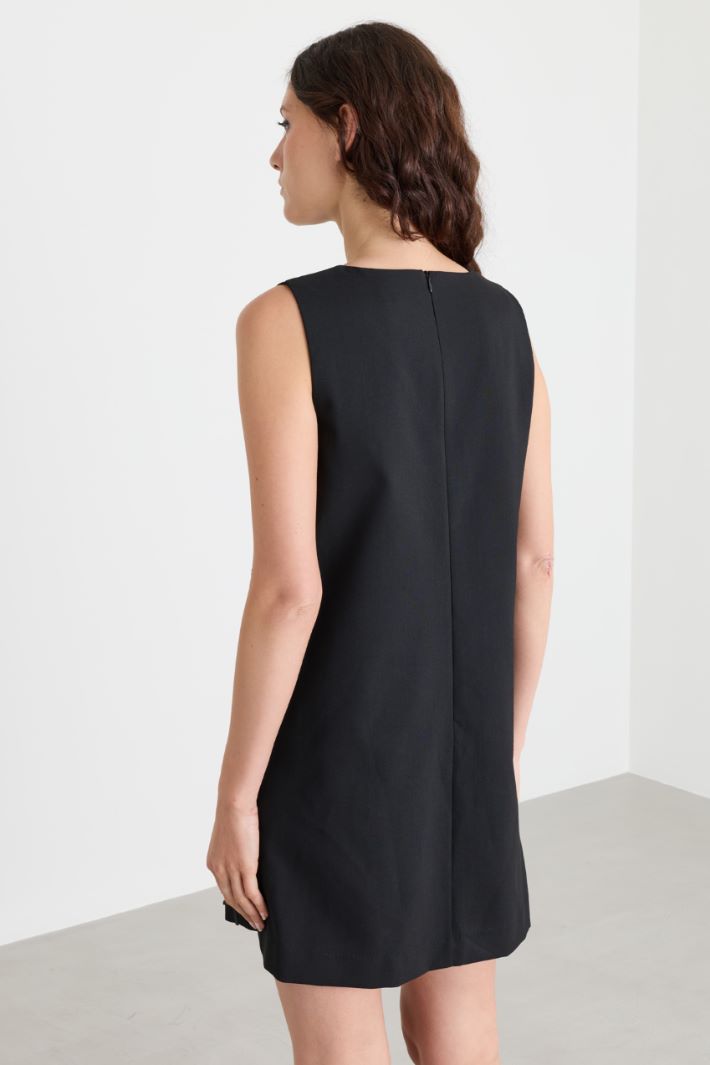 Short sequin dress - BLACK - Intrend - 4