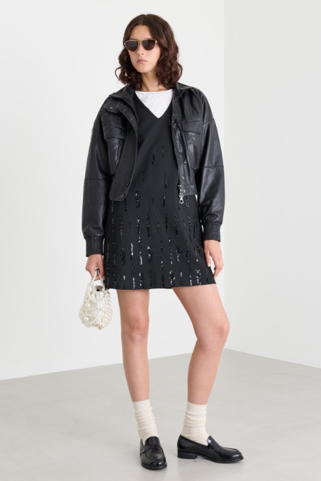 Short sequin dress - Intrend