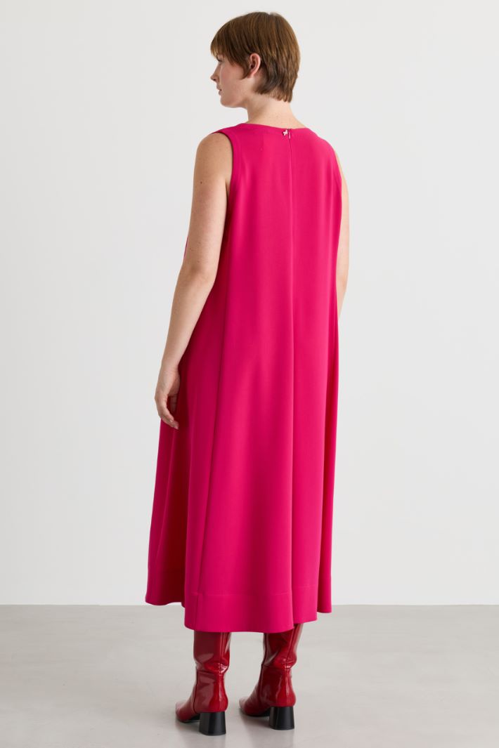 A-line cady dress - PINK - Intrend - 4