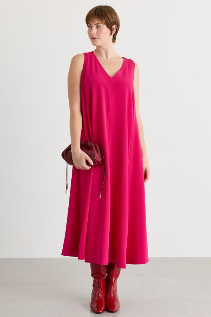 A-line cady dress - PINK - Intrend - 2
