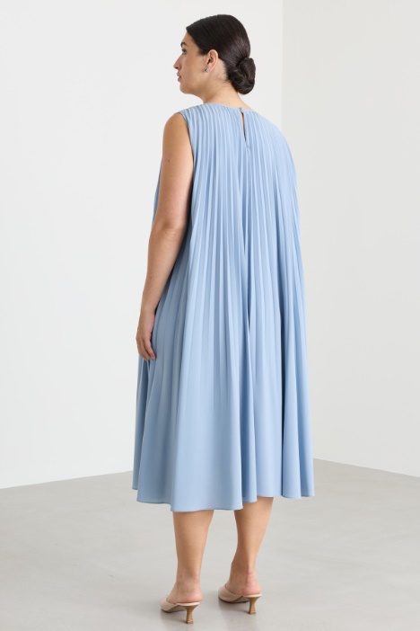 Abito in crepe plissé soleil